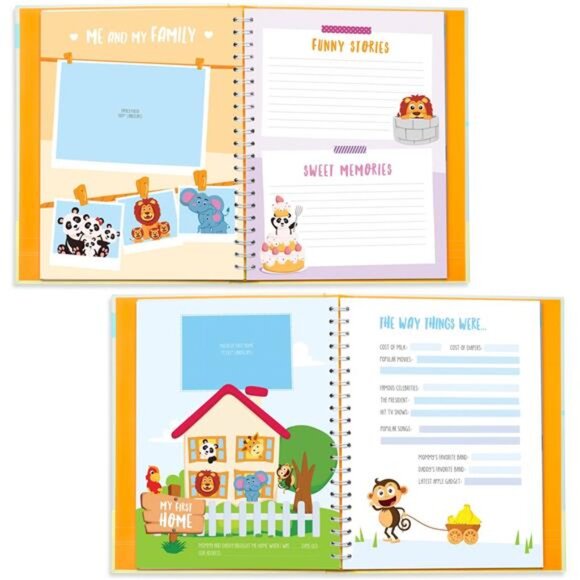 Baby Memory Book. Keepsake Journal, Scrapbook, Photo Album. Record Memories - Picture 6 of 8